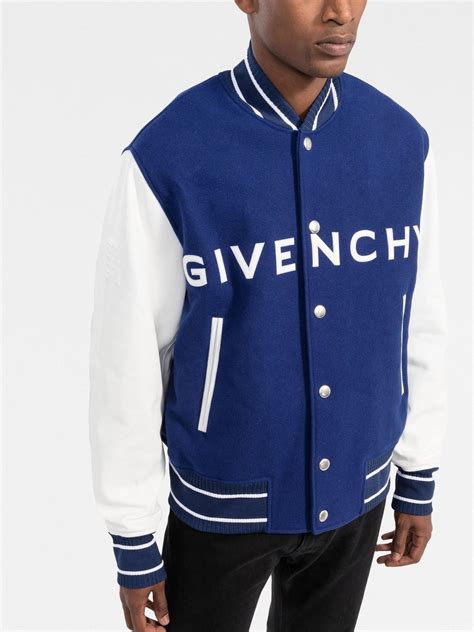 givenchy jacket 50 cent|GIVENCHY varsity jacket in denim .